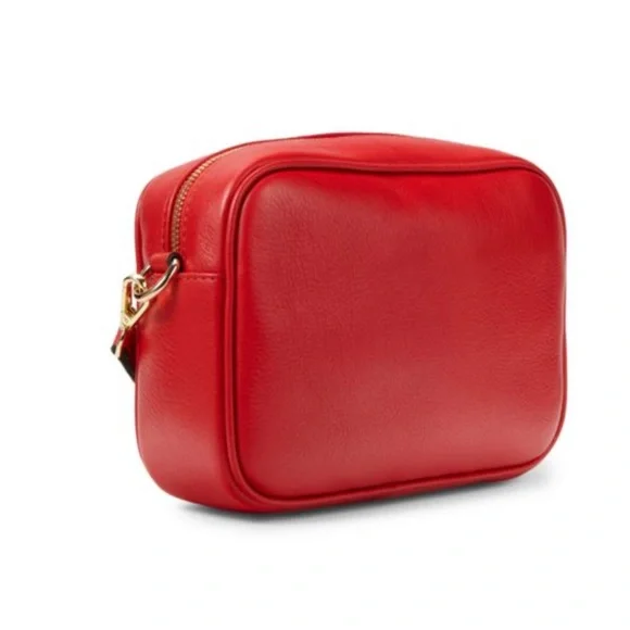 NWT Valentino Red Leather Crossbody Bag - Picture 4 of 14